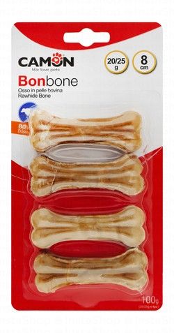 Camon Bonbone 8cm Rawhide Dog Chew Treat (4 Pieces)