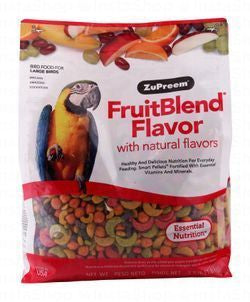 Zupreem Fruit Blend Bird Food for Macaws, Amazons & Cockatoos