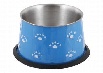 Camon Medium Blue 500ml Stainless Steel Pet Bowl