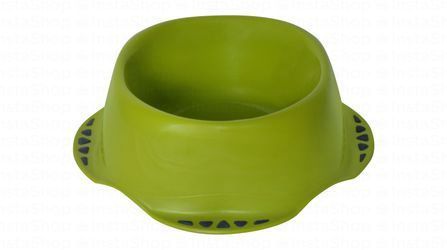 MPS Small Black & Green 12cm Pet Bowl
