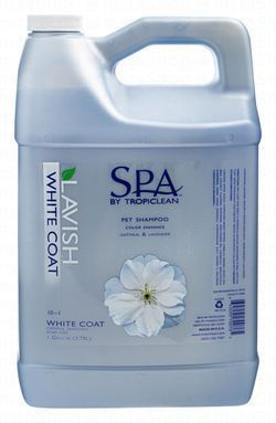 Tropiclean Spa Lavish Shampoo with Oatmeal & Lavender for White Coated Dogs