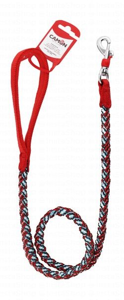 Camon Red Reflective Rope Dog Leash (110x1.5cm)