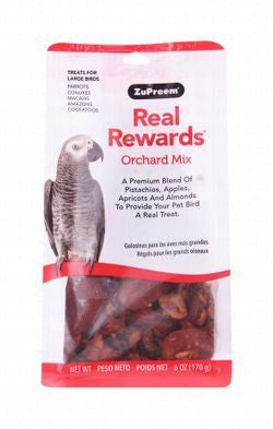 Zupreem Real Rewards Treats with Nuts & Fruits for Large Birds