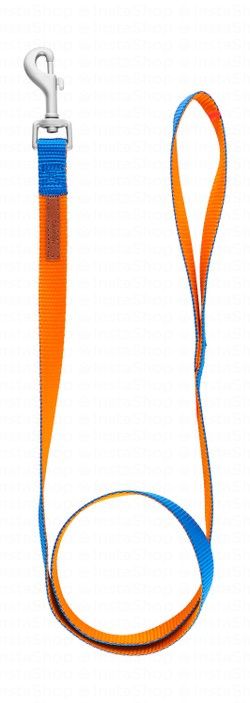 Camon Blue & Orange Dog Leash (120x2cm)