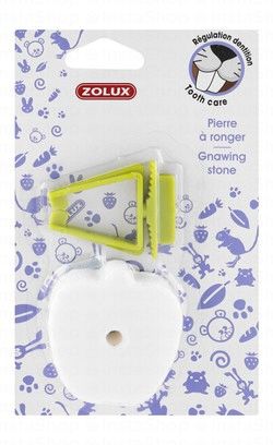 Zolux Green & White Apple Shaped Gnawing Stone for Rodents