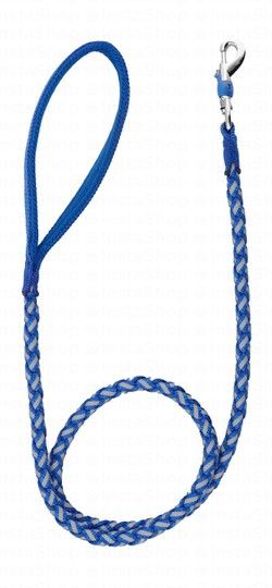 Camon Blue & Gray Reflective Rope Dog Leash (120x1cm)