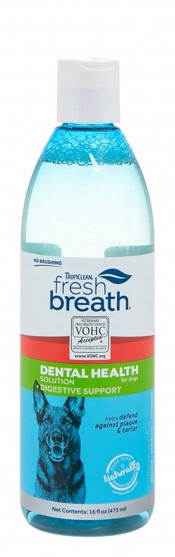 Tropiclean Fresh Breath Dental Health Solution for Dogs (12+ Weeks)