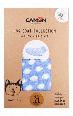 Camon Blue & White Dog Coat Size 21