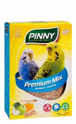 Pinny Premium Mixed Bird Food with Fruits, Biscuits & Grainvit for Budgerigars