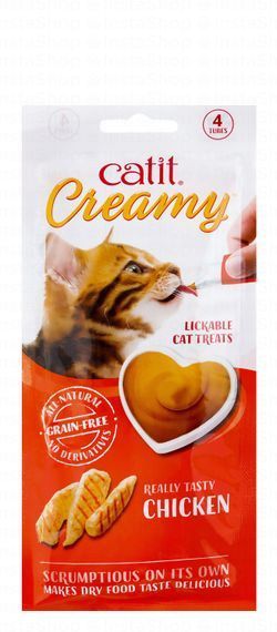 Catit Creamy Lickable Cat Treats with Chicken