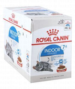 Royal Canin Wet Food in Gravy for Indoor Sterilized Cats (7+ Years)