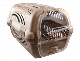 Georplast Rhino Brown Pet Carrier Crate (51x34x33cm)