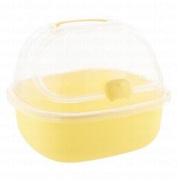 Small Yellow Rodent Pet Carrier Box
