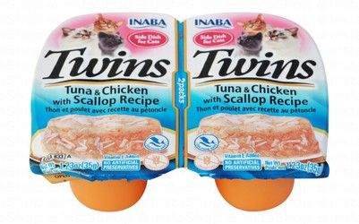 Inaba Twins Chicken, Scallop & Tuna Cat Treats