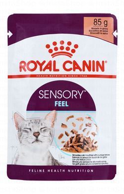 Royal Canin Sensory Feel Wet Food Morsels in Gravy for Adult Cats