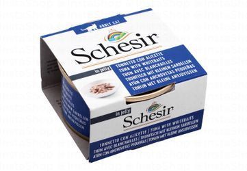 Schesir Wet Food with Tuna & Whitebaits in Jelly for Adult Cats