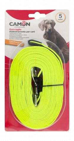 Camon Neon Green 5m Reflective Training Dog Leash