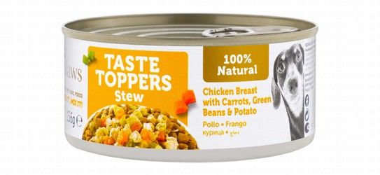 Applaws Taste Toppers Wet Dog Food with Chicken Breast Stew & Vegetables