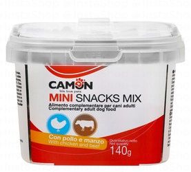Camon Mini Chicken & Beef Heart Shaped Mixed Treats for Adult Dogs