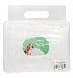 Petbroo Nappy Fresh Large Diapers for Male Dogs