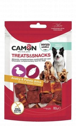 Camon Bite Dog Treats with Duck & Sweet Potatoes