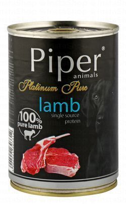 Piper Animals Platinum Pure Wet Food with Lamb for Adult Dogs