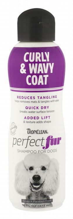 Tropiclean Perfect Fur Curly & Wavy Coat Dog Shampoo